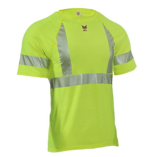 DRIFIRE FR Control Hi-Vis Short Sleeve T-Shirt Class 2 in Hi-Vis Yellow